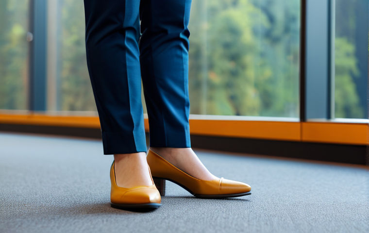 A determined professional individual, fully clothed in a modest, contemporary business outfit, taking a confident step forward. The scene transitions from a subtly blurred, warm interior, symbolizing a comfort zone, to an expansive, brightly illuminated landscape with a clear path ahead. The focus is on courage and new beginnings. Natural pose, perfect anatomy, correct proportions, well-formed hands, proper finger count, natural body proportions, professional studio lighting, high resolution, realistic photo, vivid colors, safe for work, appropriate content, fully clothed, professional dress.