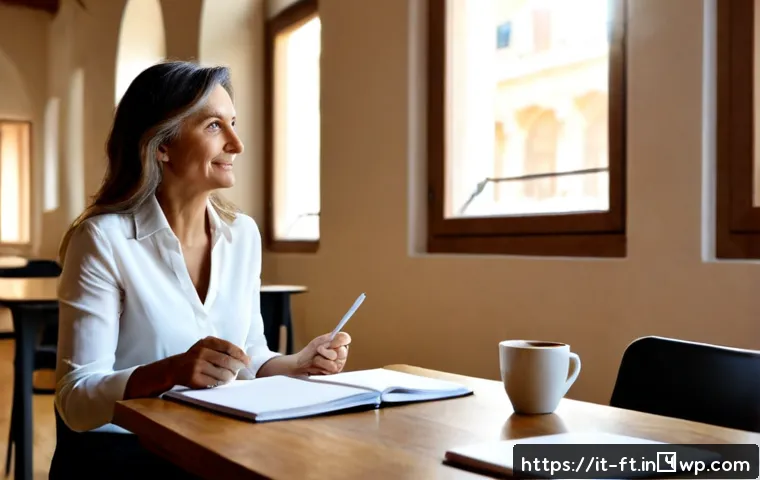 Home 14 자아 한계 확장을 위한 다양한 멘토링 방법 - Photorealistic mentoring session in a sunlit Italian coworking studio, a confident middle-aged Itali...